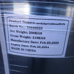 N-metilpirrolidona NMP CAS 872-50-4 del tambor descolorido del hierro del agente de limpieza 200KG del grado electrónico