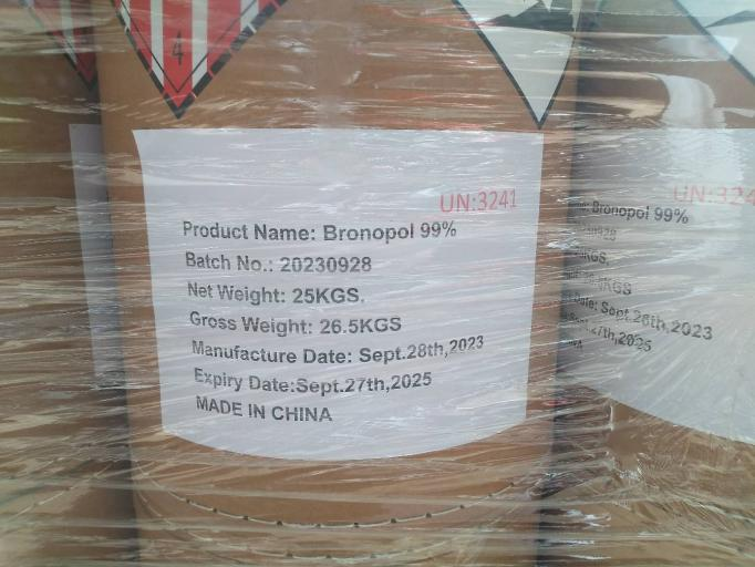 Sinobio Entrega segura de 18 toneladas de polvo de Bronopol al 99% al puerto de Estambul, Turquía