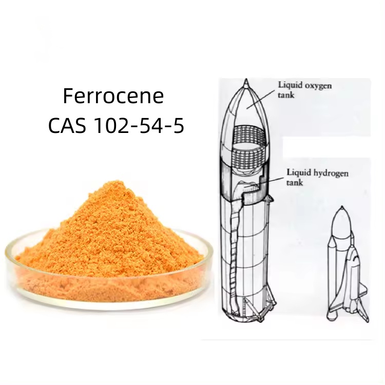 Fabricación China de polvo de ferroceno para fuegos artificiales Ferroceno 99% CAS 102-54-5