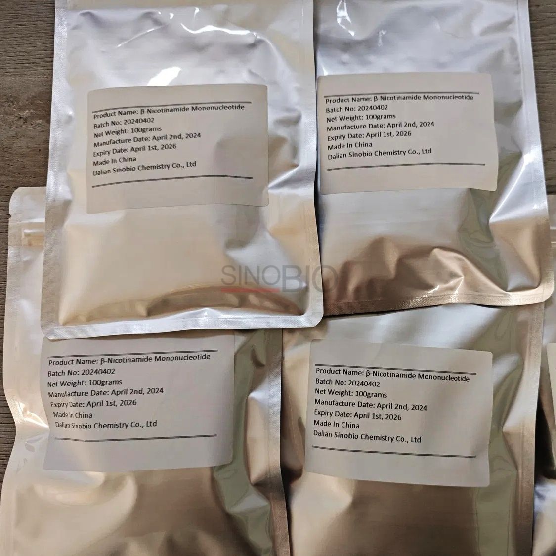 Suplementos antienvejecimiento a granel al por mayor polvo β -nicotinamida mononucleótido 99.9% NMN CAS 1094-61-7