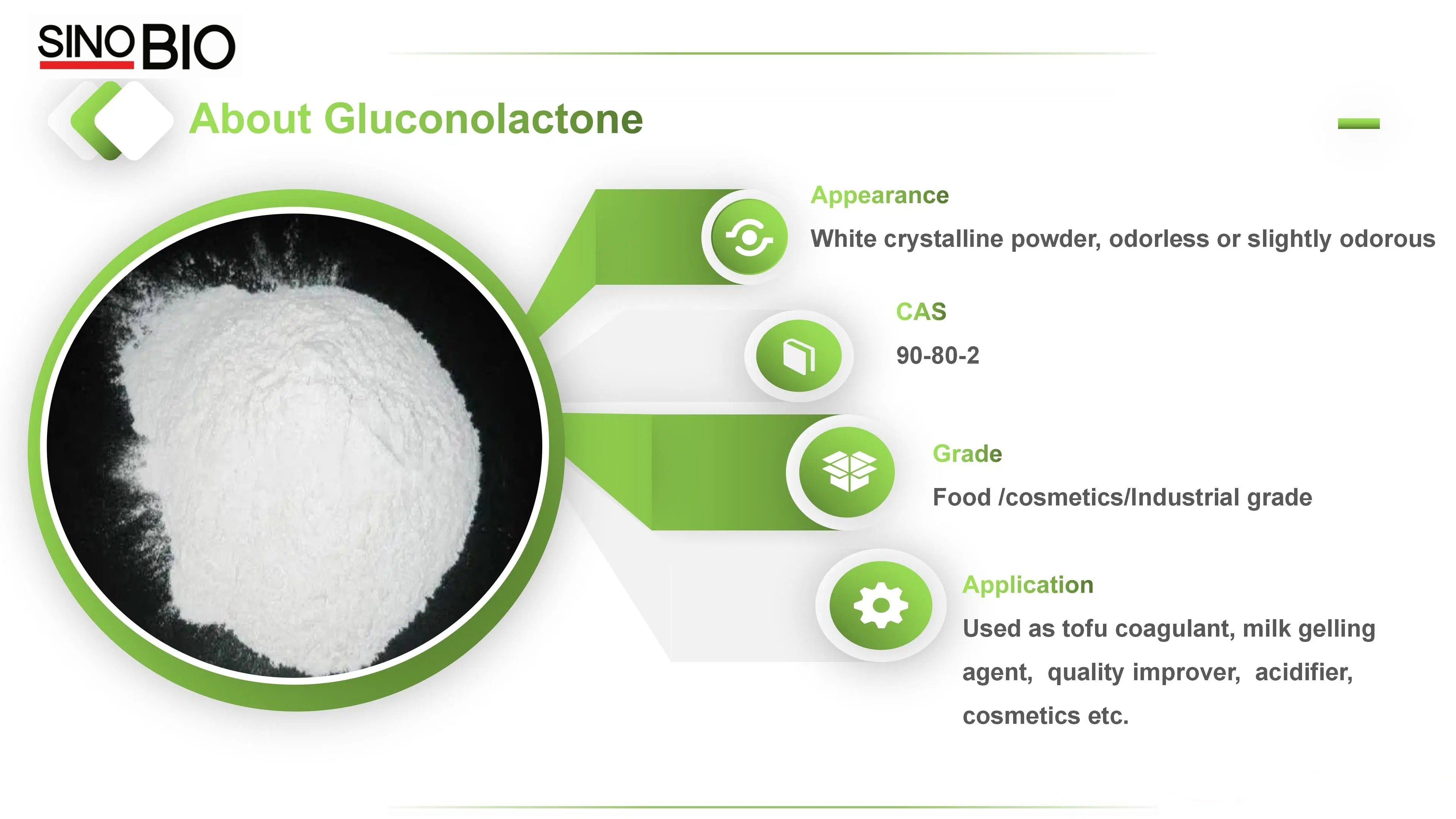 China-fabricante-suplemento-CAS-90-80-2 de grado de comida