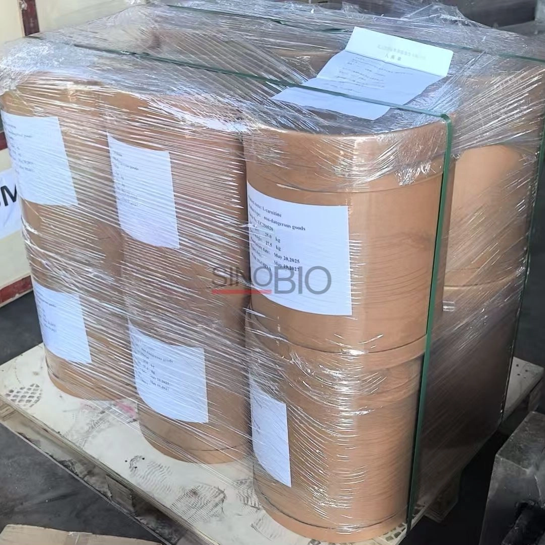 Polvo de L-carnitina de calidad alimentaria procedente de China para bebidas y refrigerios energéticos